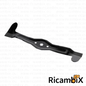 Lama trattorino AYP Motec MTM 700Y - lama dx - rotazione antiorario - rif. orig. 168720 - lunghezza 543 mm