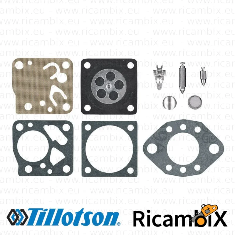 Kit riparazione carburatore Husqvarna 140R - Rif. Orig. Carburatore 503 28 02-02 - kit originale Tillotson