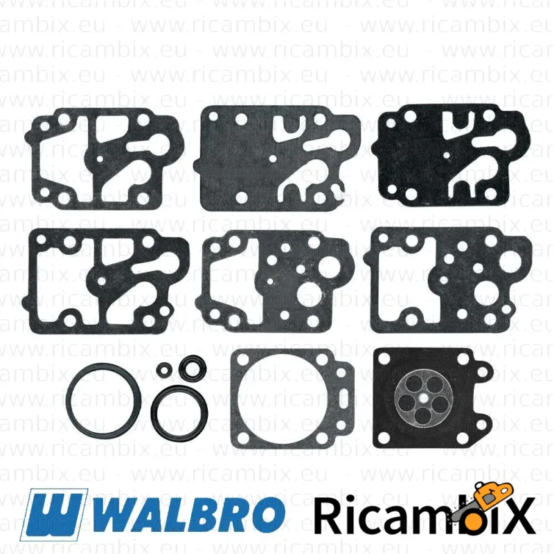 Kit membrane decespugliatore Robin EC 02 F - Rif. Orig. Carburatore 524-600-1000 - kit originale Walbro