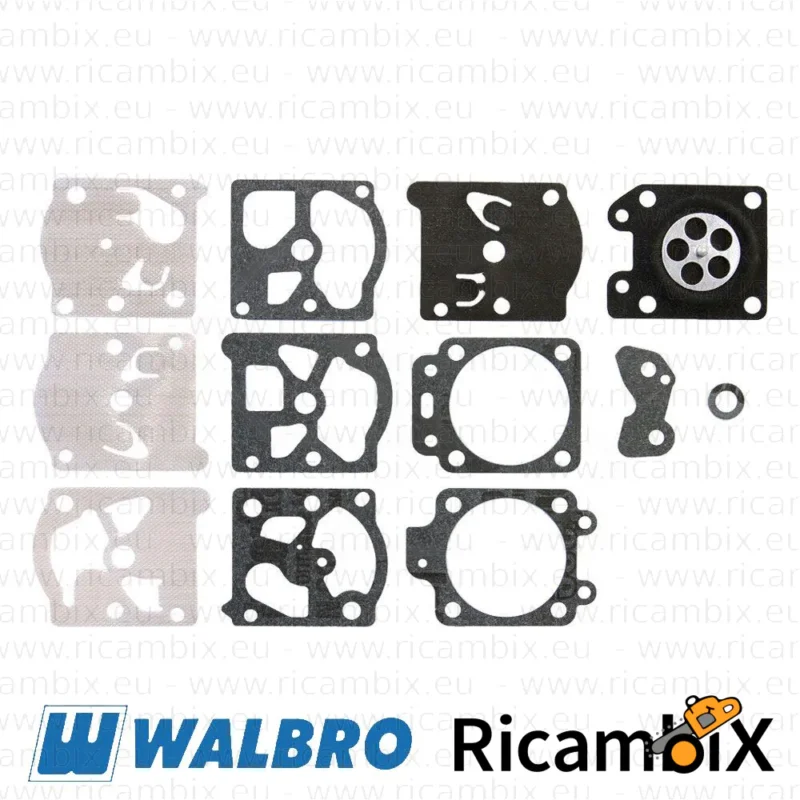 Kit membrane decespugliatore Alpina VIP52 - Rif. Orig. Carburatore 123054005-0 - kit originale Walbro