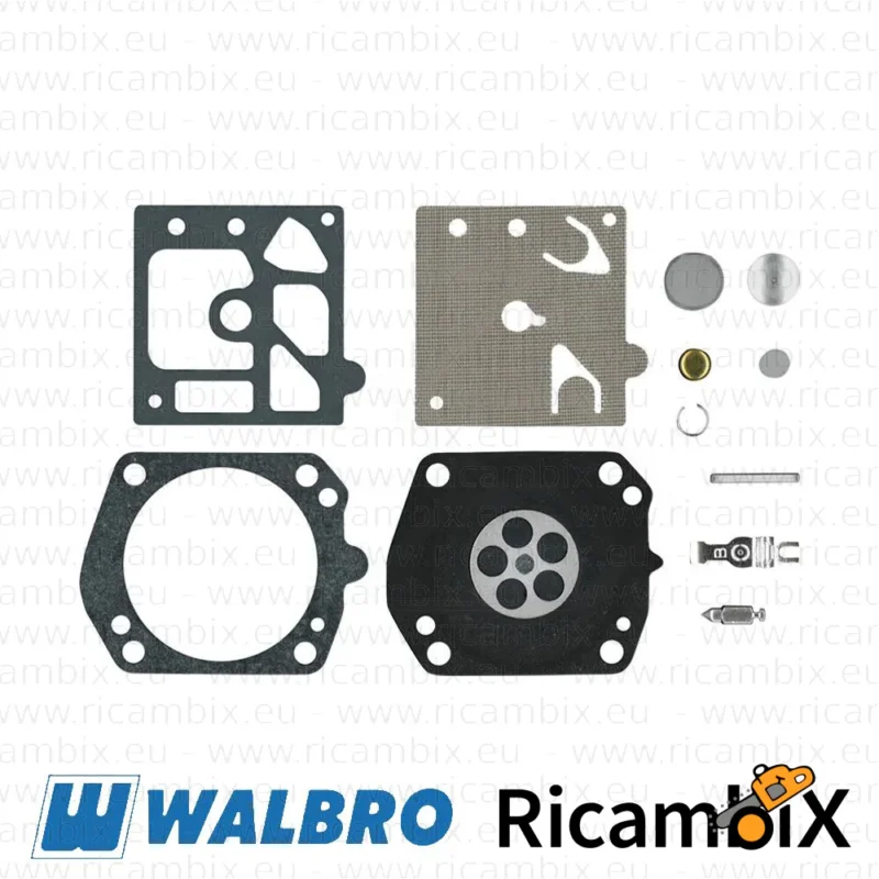 Kit riparazione carburatore motosega HMC 4600 LP - Rif. Orig. Carburatore 460215 - kit originale Walbro