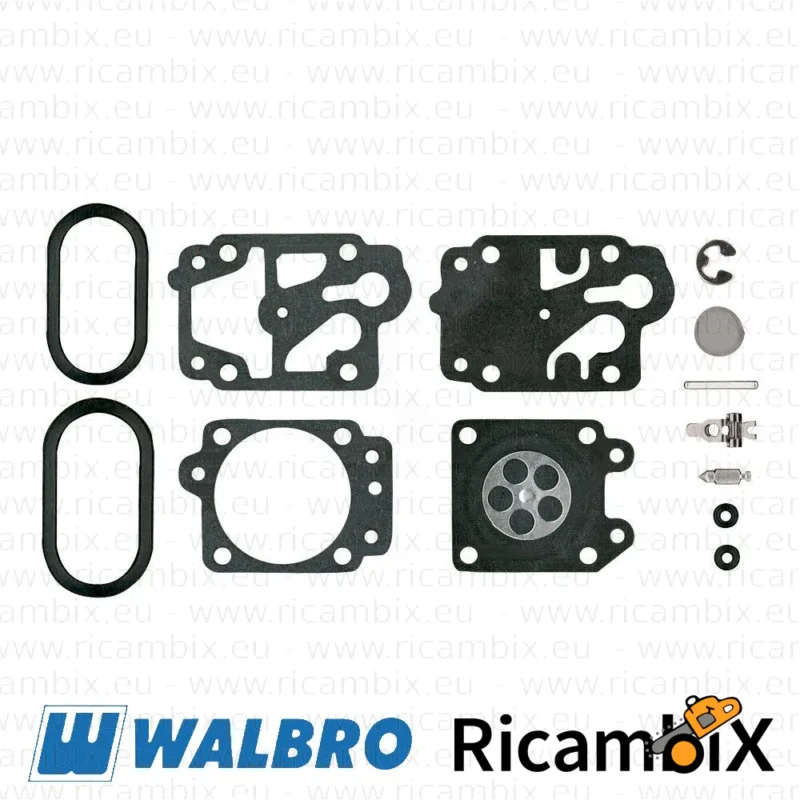 Kit riparazione carburatore - Kohler Air Cleaner - Rif. Orig. Carburatore A-08552 - kit originale Walbro