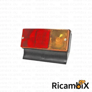 Fanale posteriore a 3 luci con base inclinata - sinistro
